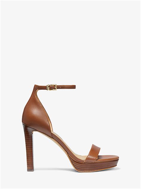 Margot Leather Platform Sandal .